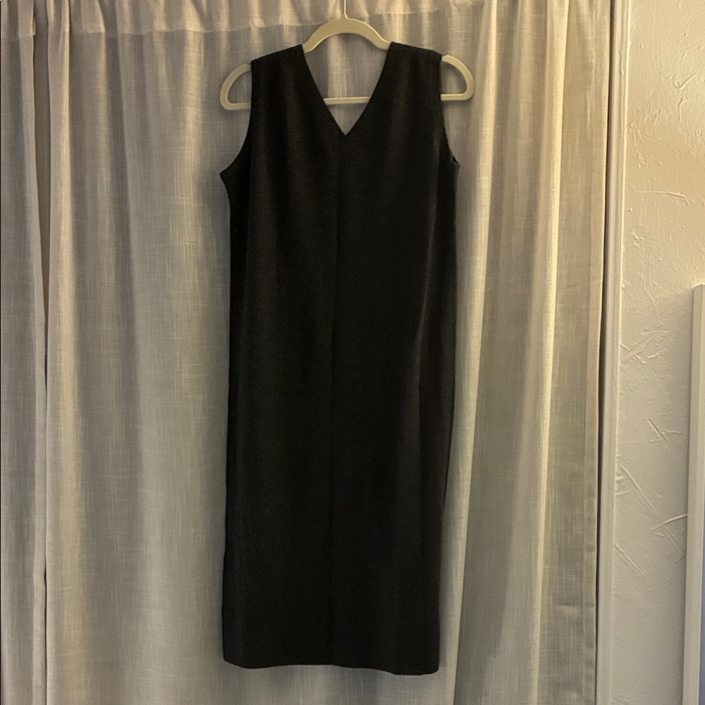 Lafayette 148 New York Black Midi Dress